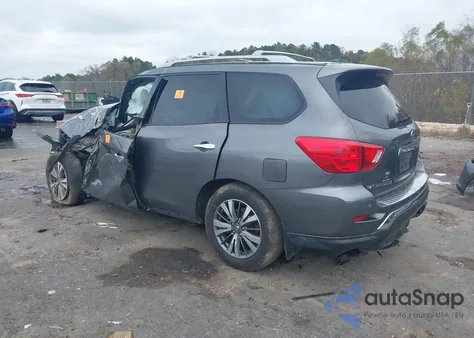 2017 Nissan Pathfinder Sl из США, поврежденный, VIN 5N1DR2MN0HC623892